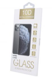 10D juodas apsauginis ekrano stikliukas 10D Full Glue Xiaomi Redmi Note 13 5G / Note 13 Pro 4G / Poco M6 Pro 4G