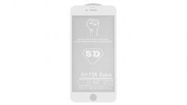 5D baltas apsauginis ekrano stikliukas Apple iPhone 6 Plus / 6S