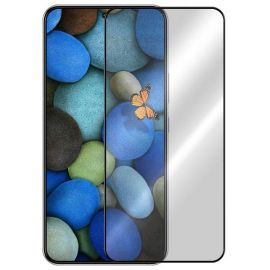 5D Full Glue juodas apsauginis ekrano stikliukas Samsung S936 S25 Plus
