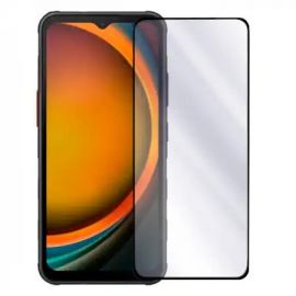 5D Full Glue juodas apsauginis ekrano stikliukas Samsung Xcover 7 Pro