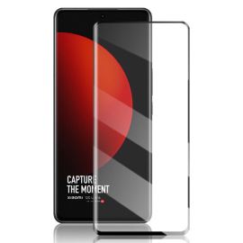 5D Full Glue juodas apsauginis ekrano stikliukas Xiaomi 12S Ultra