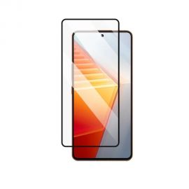 5D Full Glue juodas apsauginis ekrano stikliukas Xiaomi Poco F7 Pro / Poco F7 Ultra