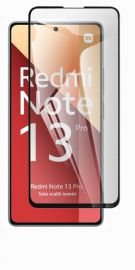 5D Full Glue juodas apsauginis ekrano stikliukas Xiaomi Redmi Note 13 Pro 4G / Poco M6 Pro 4G