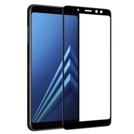 5D juodas apsauginis ekrano stikliukas Samsung Galaxy A530 A8 2018