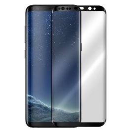 5D juodas apsauginis ekrano stikliukas Samsung Galaxy G955 S8 Plus