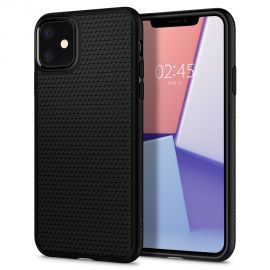 Juodas dėklas Apple Iphone 11 "Spigen Liquid Air"
