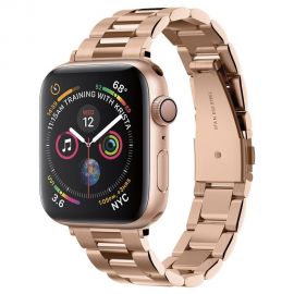 Rausva apyrankė Apple Watch  4 / 5 / 6 / 7 / 8 / 9 / 10 / SE ( 40 / 41 / 42 MM) "Spigen Modern Fit"
