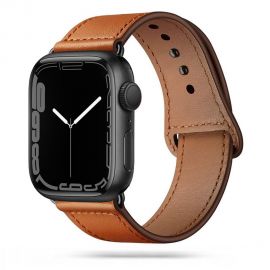 Ruda apyrankė Apple Watch 4 / 5 / 6 / 7 / 8 / 9 / SE / Ultra 1 / 2  (42 / 44 / 45 / 49MM) "Tech-Protect LeatherFit"