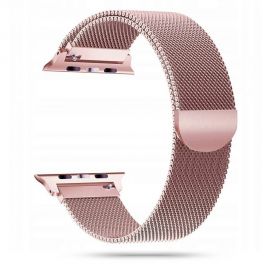Rausvos spalvos apyrankė Apple Watch 4 / 5 / 6 / 7 / 8 / 9 / 10 / SE / Ultra 1 / 2 (44 / 45 / 46 / 49MM) "Tech-Protect Milaneseband"