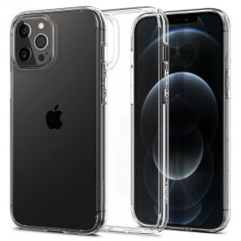 Skaidrus dėklas Apple Iphone 12 Pro Max "Spigen Ultra Hybrid"