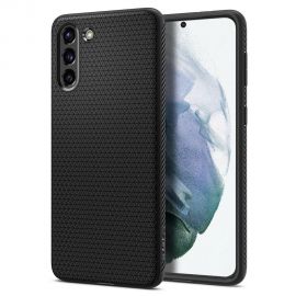 Juodas dėklas Samsung Galaxy S21 "Spigen Liquid Air"