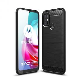 Juodas dėklas Motorola Moto G10 / G30 "Tech-Protect Carbon"