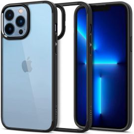 Juodas dėklas Apple Iphone 13 Pro Max "Spigen Ultra Hybrid"