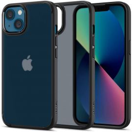 Juodas matinis dėklas Apple Iphone 13 "Spigen Ultra Hybrid"