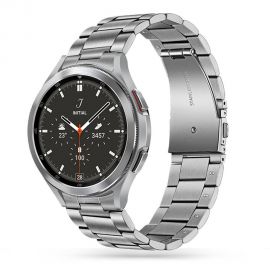 Sidabrinė apyrankė Samsung Galaxy Watch 4 / 5 / 5 Pro / 6 (40 / 42 / 44 / 46mm) "Tech-Protect Stainless"