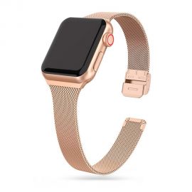 Auksinė apyrankė Apple Watch 4 / 5 / 6 / 7 / SE (38 / 40 / 41 MM) "Tech-Protect Thin Milanese"