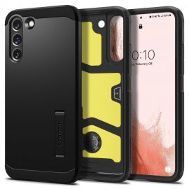 Juodas dėklas Samsung Galaxy S22 "Spigen Touch Armor"