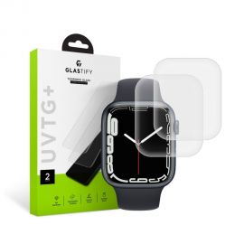 Apsauginis ekrano stikliukas Apple Watch 7 (41mm) "Glastify UVTG+" 2vnt