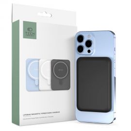 Juoda išorinė baterija "Tech-Protect PB10 Lifemag Magsafe " 5000MAH 