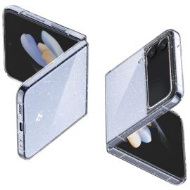 Skaidrus blizgantis dėklas Samsung Galaxy Z Flip 4 "Spigen Airskin"