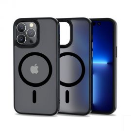 Juodas matinis dėklas Apple Iphone 14 Pro Max "Tech-Protect Magmat"