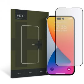 Juodas apsauginis ekrano stikliukas Apple Iphone 14 Pro "Hofi Glass Pro+"