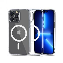 Skaidrus dėklas Apple Iphone 14 Pro Max "Tech-Protect FlexAir Hybrid Magsafe"