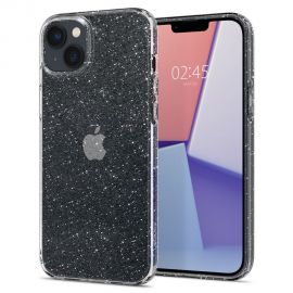 Skaidrus blizgantis dėklas Apple Iphone 14 Plus / 15 Plus "Spigen Liquid Crystal Glitter"