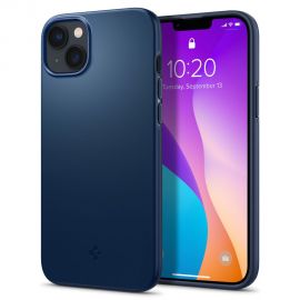 Mėlynos spalvos dėklas Apple Iphone 14 Plus / 15 Plus "Spigen Thin Fit"