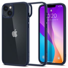 Mėlynas dėklas Apple Iphone 14 Plus / 15 Plus "Spigen Ultra Hybrid"
