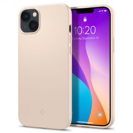 Smėlio spalvos dėklas Apple Iphone 14 Plus / 15 Plus "Spigen Thin Fit"
