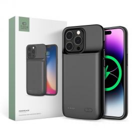 Juodas dėklas Apple Iphone 14 / 14 Pro "Tech-Protect Powercase 4800Mah"