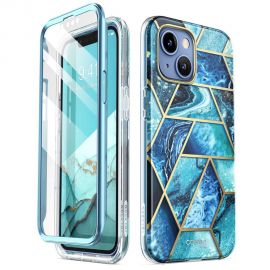 Mėlynos spalvos dėklas Apple Iphone 14 Plus / 15 Plus "Supcase Cosmo"