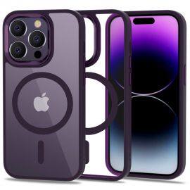 Skaidrus-violetinis dėklas Apple Iphone 14 Pro "Tech-Protect Magmat Magsafe"
