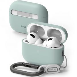 Žalsvas dėklas Apple Airpods Pro 1 / 2 "Ringke Silicone"