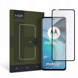 Juodas apsauginis ekrano stikliukas Motorola Moto G72 "Hofi Glass Pro+"