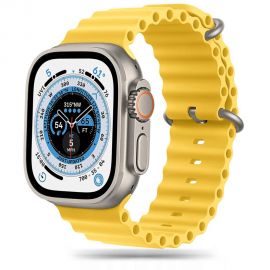 Geltona apyrankė Apple Watch 4 / 5 / 6 / 7 / 8 / 9 / SE / Ultra 1 / 2 (42 / 44 / 45 / 49mm) "Tech-Protect Iconband"