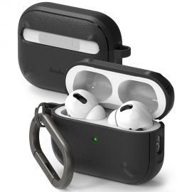 Juodas dėklas Apple Airpods Pro 1 / 2 "Ringke Onyx"