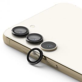 Juodas apsauginis kameros stikliukas Samsung Galaxy S23 / S23 Plus "Ringke Frame"
