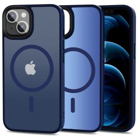 Mėlynas matinis dėklas Apple Iphone 13 Mini "Tech-Protect Magmat Magsafe"