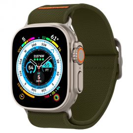Khaki apyrankė Apple Watch 4 / 5 / 6 / 7 / 8 / 9 / 10 / SE / Ultra 1 / 2 (44 / 45 / 46 / 49MM) "Spigen Thin Fit Lite"