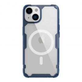 Mėlynas dėklas Nillkin Nature TPU PRO Magnetic telefonui Apple iPhone 14 Plus