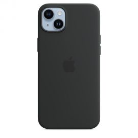 Juodas originalus dėklas MPT33ZM /A Silicone Magsafe telefonui Apple iPhone 14 Plus