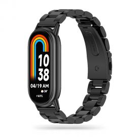 Juoda apyrankė Xiaomi Smart Band 8 / 9 / NFC "Tech-Protect Stainless"