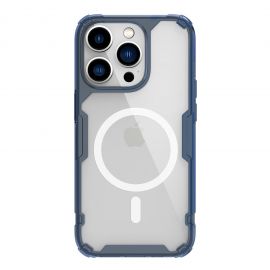 Mėlynas dėklas Nillkin Nature TPU PRO Magnetic telefonui Apple iPhone 14 Pro