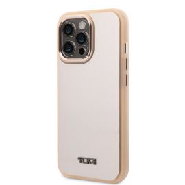Rausvas dėklas TUMI Aluminium Carbon Pattern telefonui Apple iPhone 14 Pro