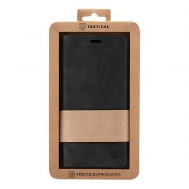 Juodas Hawk atverčiamas dėklas Tactical Velvet Xproof telefonui Apple iPhone 7 / 8 / SE 2020 / SE 2022