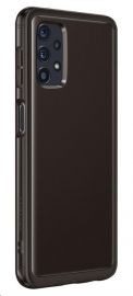 Juodas originalus dėklas EF-QA326TBE Soft Clear Cover telefonui Samsung Galaxy A32 5G