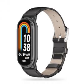 Juoda apyrankė Xiaomi Smart Band 8 / 8 NFC "Tech-Protect Leatherfit"