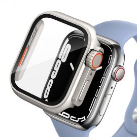 Sidabrinis-oranžinis dėklas Apple Watch 4 / 5 / 6 / SE (44mm) "Tech-Protect Defense 360"